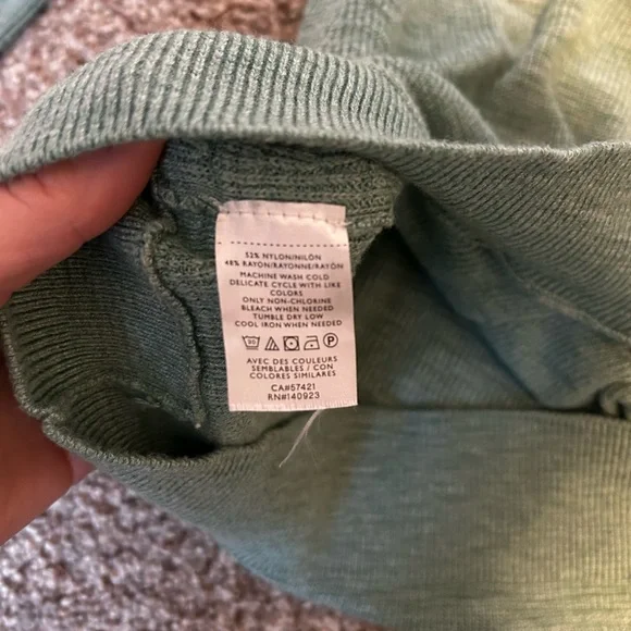 Lou & Grey Green Crew Neck Sweater - Picture 3 of 3